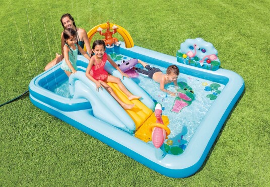 Intex JUNGLE ADVENTURE PLAY CENTER 2.57mx2.16mx84cm Intex JUNGLE ADVENTURE PLAY CENTER 2.57mx2.16mx84cm