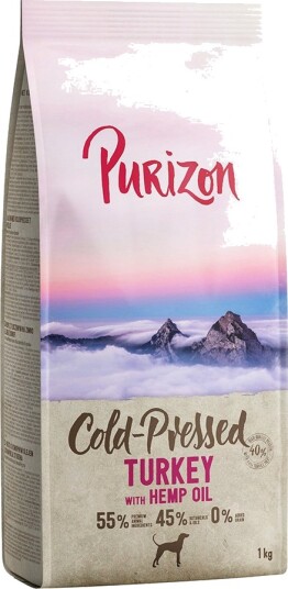 Purizon Tørrfôr Kaldpresset Med Hampolje Kalkun 4 X 1 kg