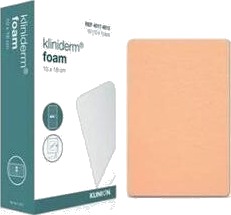 Klinion Wound Care Kliniderm Foam Skumbandasje 10x18cm   10 stk