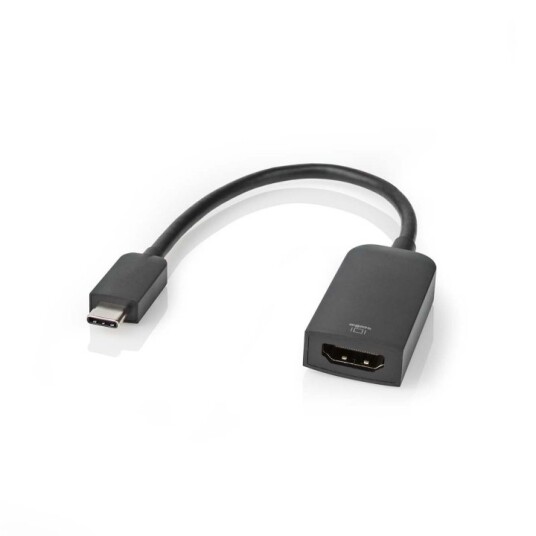 Nedis USB-C til HDMI Adapter 4K@60Hz 0.20 m Sort