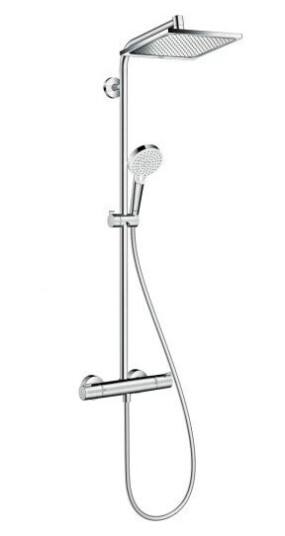 Hansgrohe Crometta E 240 1jet 240x240 mm, EcoSmart, Krom Hansgrohe Crometta E 240 1jet 240x240 mm, EcoSmart, Krom