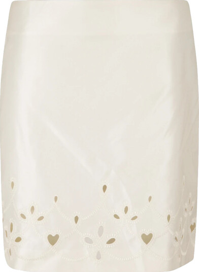 Chloé Dame Skjørt Hvit XS, Chloé Dame Skjørt Hvit XS,