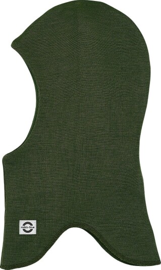 Mikk line Balaclava Ull/Akryl 2 lags Kombu Green Mikk line 98/104 Balaclava dobbel Armygrønn Grønn 98 104