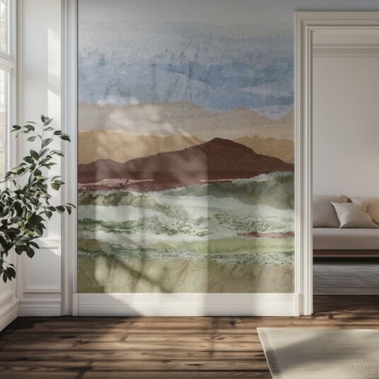 Tapet   Fredfullt Landskapsdesign