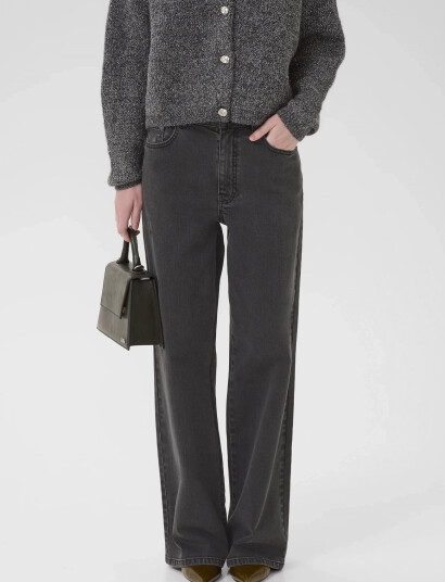Gestuz Zolinagz Hw Wide Jeans Noos - Grey - 33 Gestuz Zolinagz Hw Wide Jeans Noos - Grey - 33