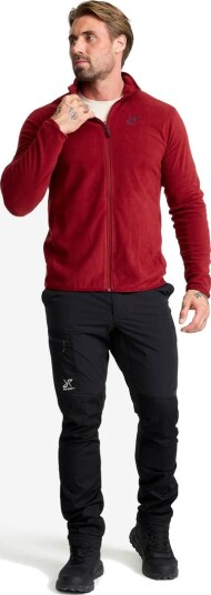 Revolutionrace Herre Overdeler Fleece & midlayers Hiker Full zip Fleece Herre Black XS
