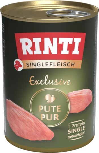 Rinti Våtfôr Enkelt Kjøtt Ren Kalkun 6 X 400 G Rinti Våtfôr Enkelt Kjøtt Ren Kalkun 6 X 400 G