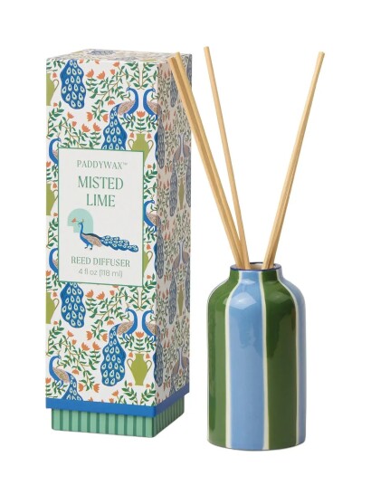 Paddywax Diffuser I Keramik Adopo Peacock 118 Ml Misted Lime Multi/patterned 6X6X11.8CM