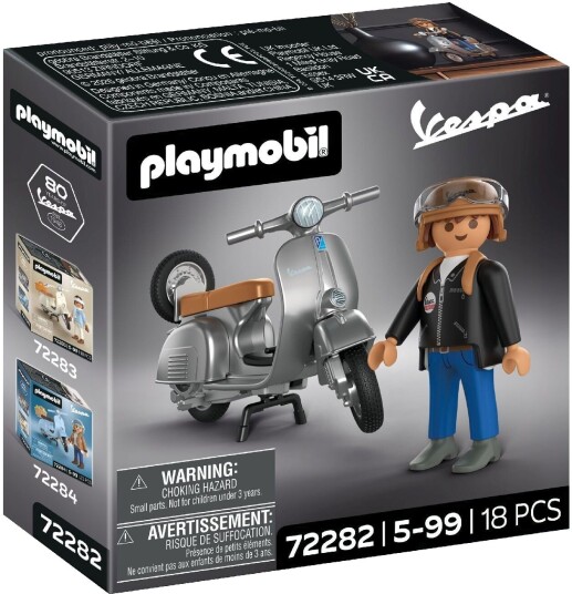 Playmobil 72282 Vespa-Byggesett 80-Årsjubileum Originalversjon 5+ År 18 Deler Playmobil 72282 Vespa-Byggesett 80-Årsjubileum Originalversjon 5+ År 18 Deler