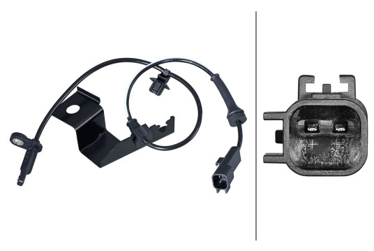 Sensor, ABS HELLA 6PU 358 217-341