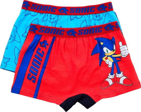 Sonic Boxer Underbukser 2 Pakk Flerfarget 122