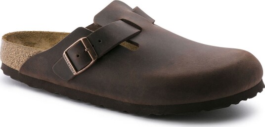 Birkenstock Unisex Boston Oiled Leather Regular Habana 47, Habana