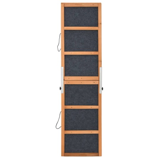 Vidaxl Hunderampe Grønn 120X30 cm Heltre Gran