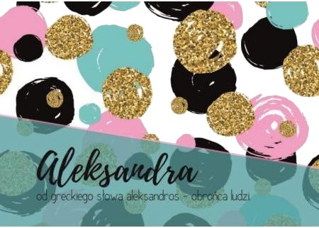 Kjøleskapsmagnet Med Navn Aleksandra Kjøleskapsmagnet Med Navn Aleksandra