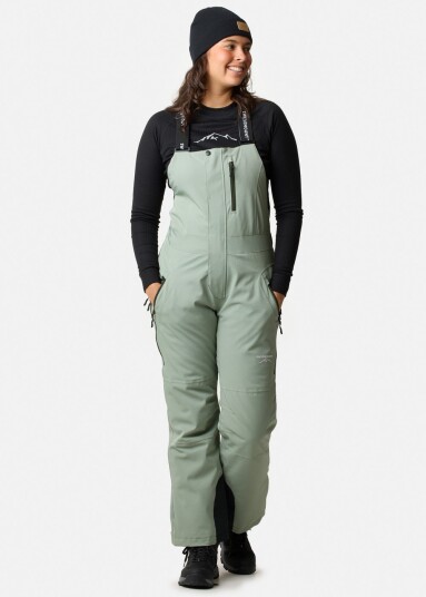 Swedemount Cervinia Bib Pants W Seaweed Green/Dk. Olive Green 40 Overdragsbukser