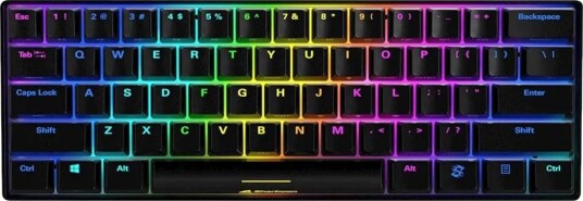 Sharkoon SGK50 S4 Gamingtastatur USB-A QWERTY Engelsk Svart Kailh Red Switches