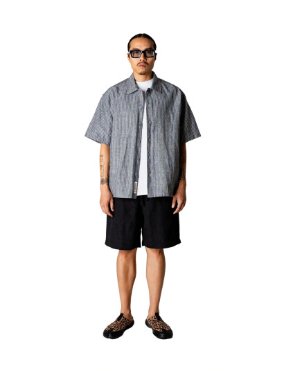 Woodbird Wbwang Tai Stripe Shirt Grey L