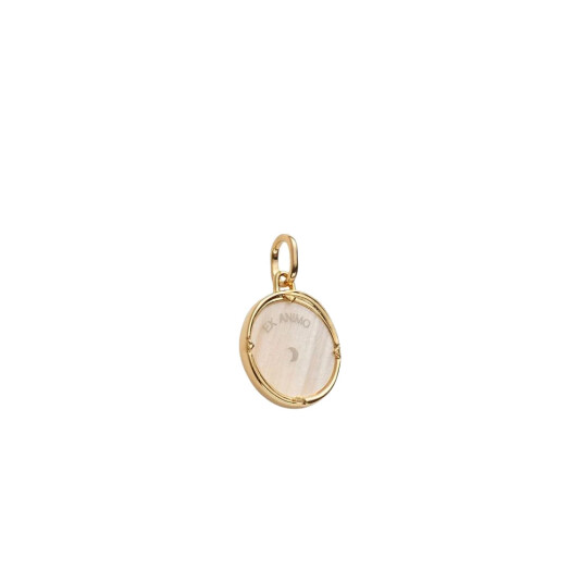 Pandora Pegasus 14K Gold-Plated Medallion With Golden White Bioresin Man-Made Mother Of Pearl - Gold - ONE SIZE