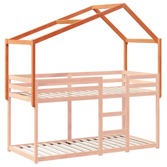 Tak for barneseng voksbrun 203x95,5x142 cm heltre furu Tak for barneseng voksbrun 203x95,5x142 cm heltre furu