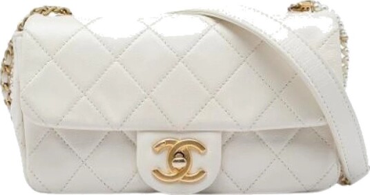Chanel Vintage Dame Pre owned Hvit ONE SIZE,