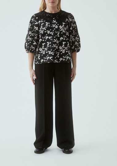 Modström Lilith Print Top Black XS Modström Lilith Print Top Black XS