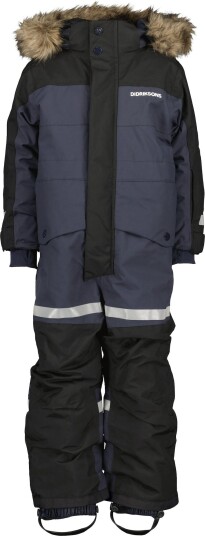 Didriksons Kids' Bjärven Coverall 2 80, Navy Didriksons Kids' Bjärven Coverall 2 80, Navy