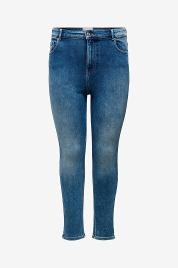 Only Carmakoma - Jeans carMila HW Skinny Dnm Ana3994 - Blå