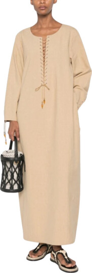 Tory Burch Dame Kjoler Beige M,