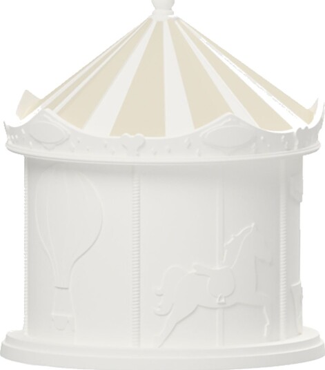 Cam Cam Nattlampe 13x15 Cm Karusell Off White Onesize Nattlampe Hvit Cam Cam Nattlampe 13x15 Cm Karusell Off White Onesize Nattlampe Hvit