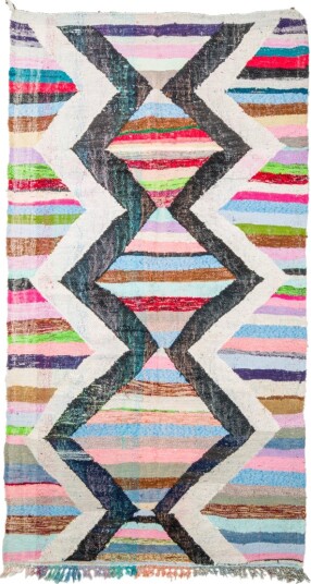 Marokkansk Boucherouite teppe 145 x 245 cm Størrelse: 145 x 245 cm