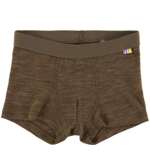 Joha Boxershorts Ull/Silke Brun Melert Joha 150 Boxershorts