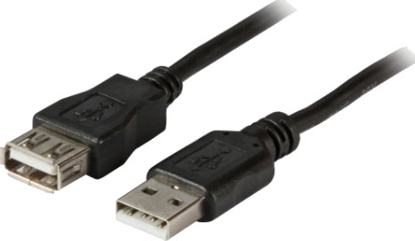Efb Elektronikk K5248sw.5V2 5 M Usb A Usb A Usb 2.0 480 Mbit/S Sort