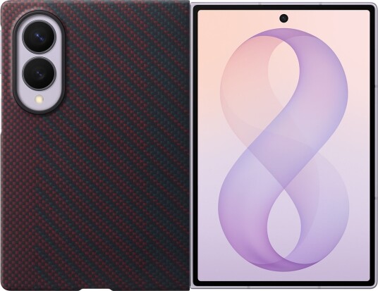 Samsung Galaxy Z Fold8 Magnetisk Karbon Deksel Fiolett