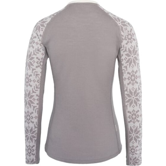 Kari Traa Edith Long Sleeve Dame Light Grey S Kari Traa Edith Long Sleeve Dame Light Grey S