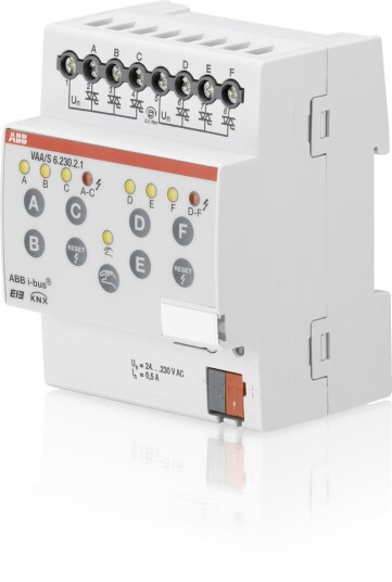 ABB 2CDG110117R0011 Varmeaktuator 230V AC 6 utganger Elfordeling & strømforsyning