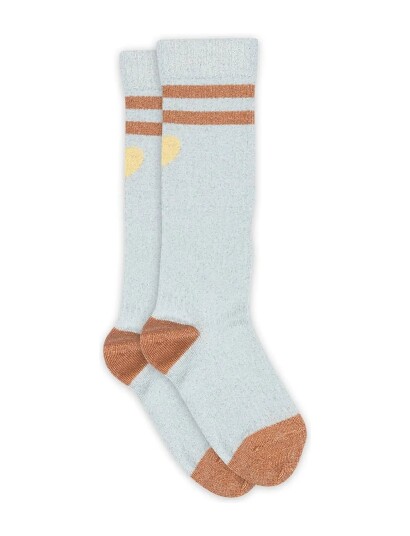 mp Denmark Elga Glitter Knee Socks Blue 22/24 mp Denmark Elga Glitter Knee Socks Blue 22/24