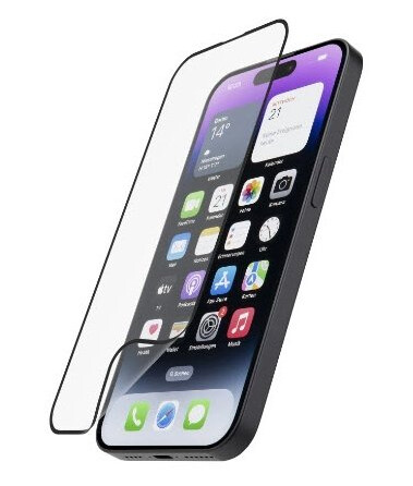 Hama Hiflex Eco, Apple, Iphone 15 Pro, Slagbestandig, Ripebestandig, Sjokkresistent, Sort, Gjennomsiktig, 1 Stykker