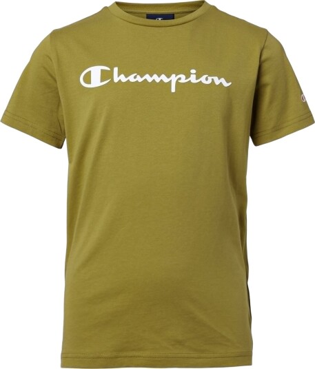 Champion Script Logo T-skjorte Barn Grønn 126 - 131