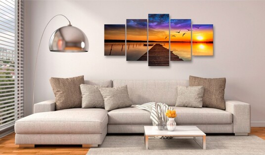 Tavle Romantic Lake 100X50 Artgeist sp. z o. o.