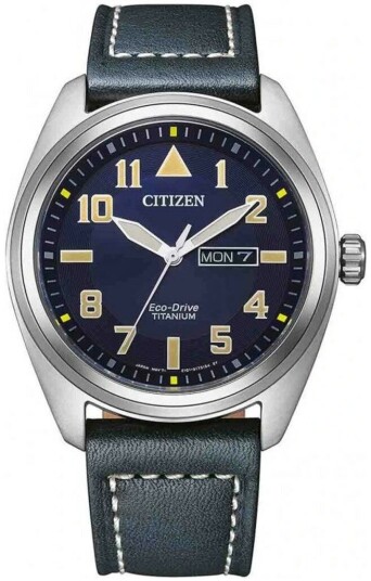 Citizen Herreklokke BM8560 45LE Eco Drive Blå/Lær Ø42 mm Citizen Herreklokke BM8560 45LE Eco Drive Blå/Lær Ø42 mm