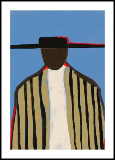 Bold Hat and Stripes New Mexico Style Plakat Plakat / 100x150cm