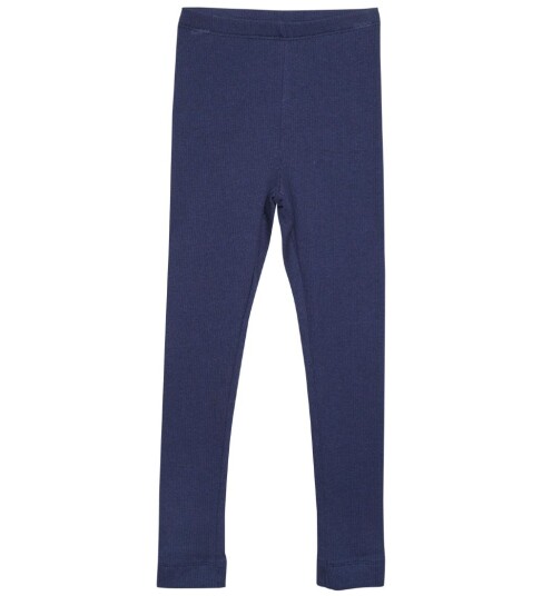 Minymo Leggings Dark Navy 2 år 92 Leggings Blå