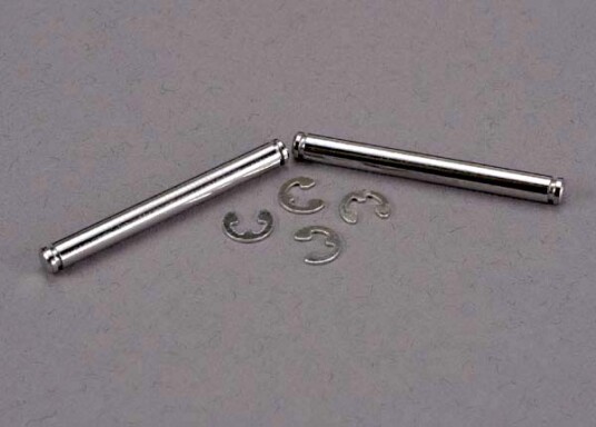 Traxxas 2637 Suspension pins 31.5mm chrome 2 w/ E-clips 4 Traxxas 2637 Suspension pins 31.5mm chrome 2 w/ E-clips 4