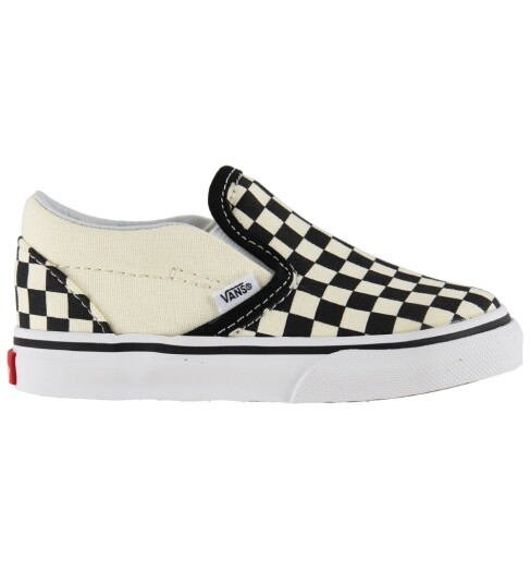 Vans Sneakers Toddler Checkerboard Slip on Shoes Svart Vans Sneakers Toddler Checkerboard Slip on Shoes Svart