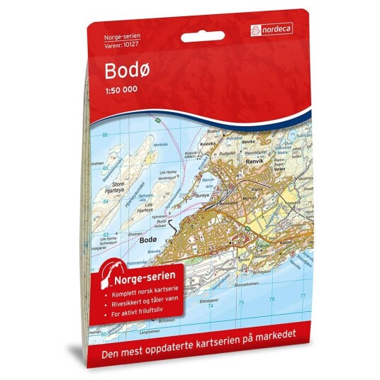 Nordeca Bodø Norge-serien 1:50 000 Nordeca Bodø Norge-serien 1:50 000
