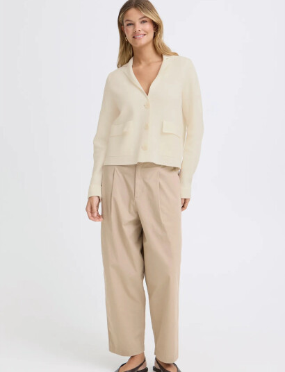 Fransa Frita Car 10   Cream   S