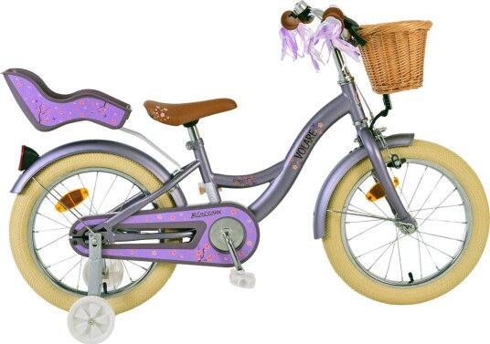 Volare Blossom 16" Barnesykkel Lilla for Jenter