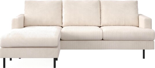 Menard Compact 3 seters Venstrevendt L formet Divansofa i Manchester Beige