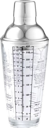 DAY COCKTAILSHAKER 400ML KLAR/RF.STÅL