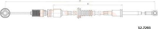 COFLE 92.12.7293 Kabel, girmekanisme